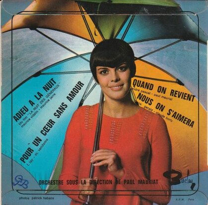 Mireille Mathieu - Adieu A La Nuit (EP) (Vinylsingle)