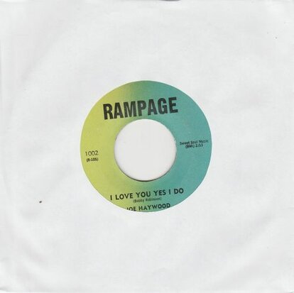 Joe Haywood - I Love You Yes I Do + It Takes The Dark To Make You See The Light (Vinylsingle)