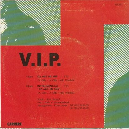 V.I.P. - Ga Met Me Mee + (Instrumental) (Vinylsingle)