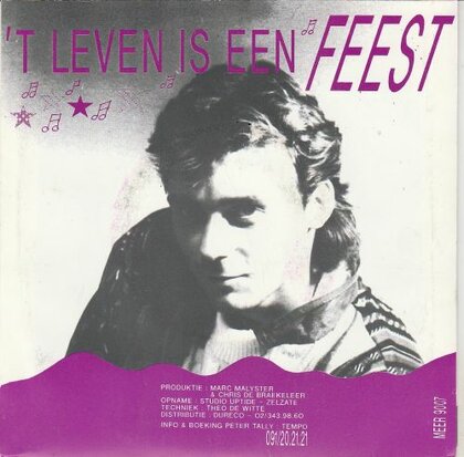 Peter Tally - T Leven Is Een Feest + (instrumentaal) (Vinylsingle)