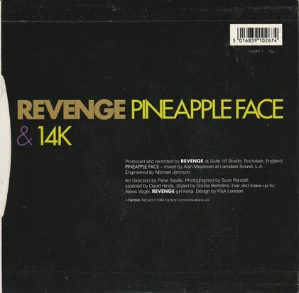 Revenge - Pineapple Face + 14K (Vinylsingle)