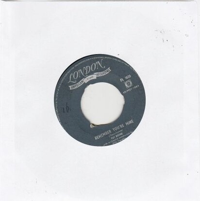 Pat Boone - There's a gold mine in the sky + Rememberyou're mine (Vinylsingle)