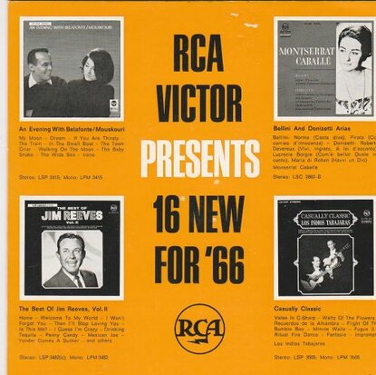 Various - RCA Victor Presents 16 New For '66 (Vinylsingle)