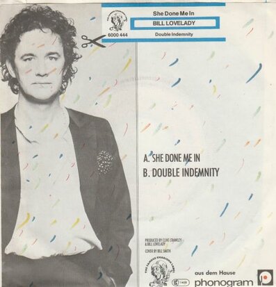 Bill Lovelady - She Done Me In + Double Indemnity (Vinylsingle)