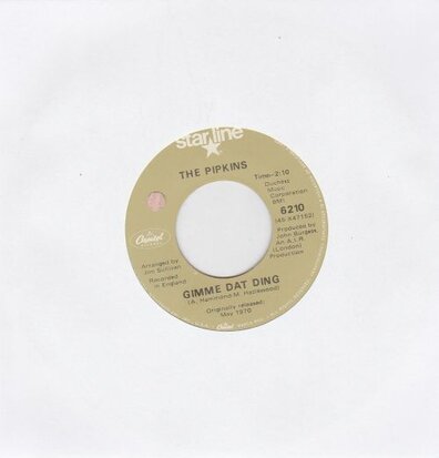 Pipkins / Hotlegs - Gimme dat ding + Neaderthal man (Vinylsingle)