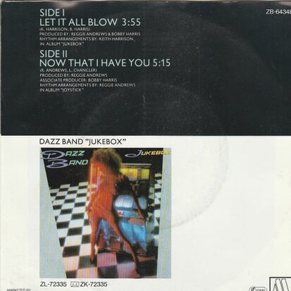 Dazz band - Let it all blow + Now that I have you (Vinylsingle)