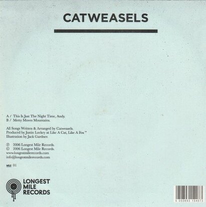 Catweasels - This Is Just The Night Time, Andy + Metty Moves Mountains (Vinylsingle)