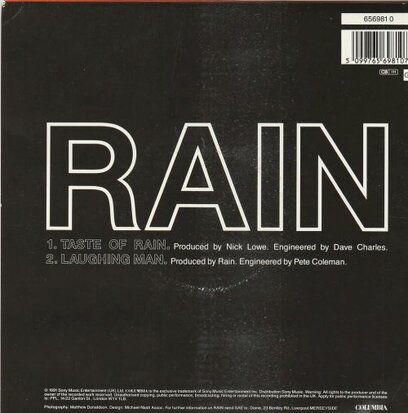 Rain - Taste Of Rain + Laughing Man (Vinylsingle)