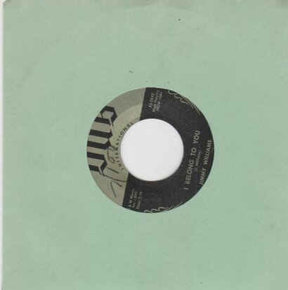 Jimmy Williams - You're Always Late + I Belong To You (Vinylsingle)