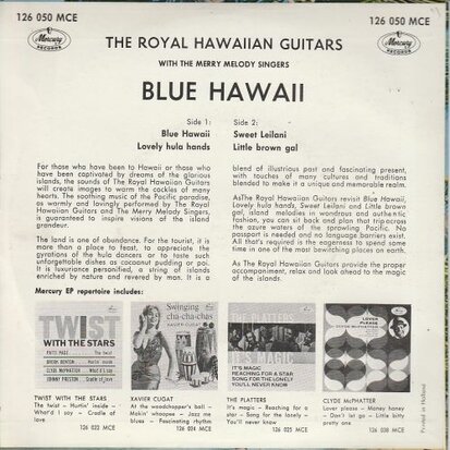 The Royal Hawaiian Guitars - Blue Hawaii (EP) (Vinylsingle)