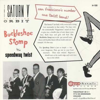 The Saturn V Featuring Orbit - Buckleshoe Stomp + Speedway Twist (Vinylsingle)