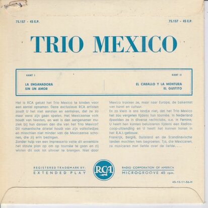 Trio Mexico - This is Mexico (EP) (Vinylsingle)