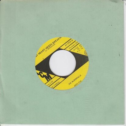 Jim McDonald - Let's Have A Ball + My Heart Needs Breaking (Vinylsingle)