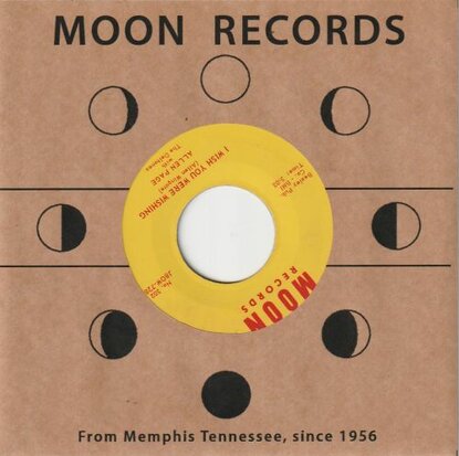 Allen Page With The Deltones - Dateless Night + I Wish You Were Listening (Vinylsingle)