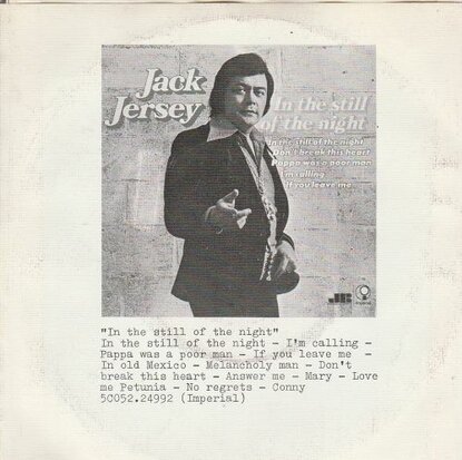 Jack Jersey - Rub-it-in + I'll hold your hand (Vinylsingle)