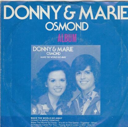 Donny & Marie Osmond - Deep purple + Take me back again (Vinylsingle)