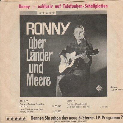 Ronny - Kenn ein land + Kleine Annabell (Vinylsingle)