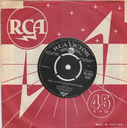 Eartha Kitt - Just An Old Fashioned Girl + If I Can't Take It With Me (Vinylsingle)