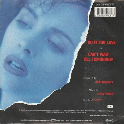 Sheena Easton - Do it for love + Can't wait till tomorrow (Vinylsingle)