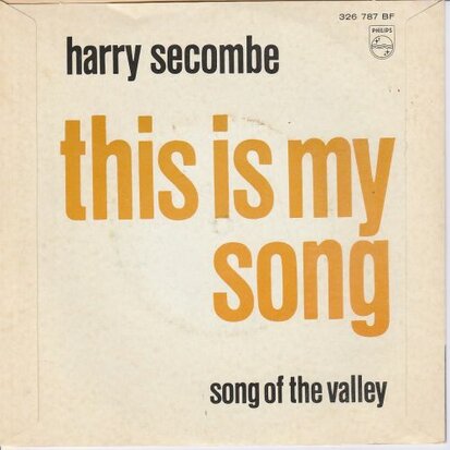 Harry Secombe - This is my song + Song of the valley (Vinylsingle)