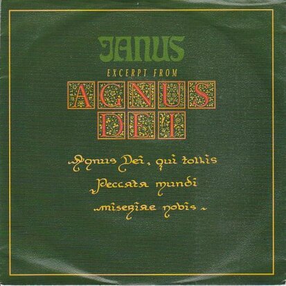 Janus - Excerpt from Angus Dei + (part 2) (Vinylsingle)