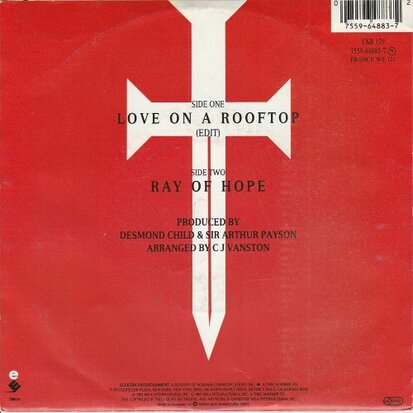 Desmond Child - Love on a rooftop + Ray of hope (Vinylsingle)