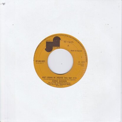 Dianne Davidson - Ain't Gonna Be Treated This Way + All I Wanted (Vinylsingle)