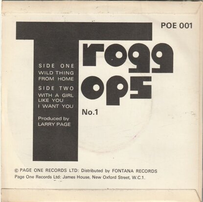 Troggs - Trogg Tops no. 1 (Vinylsingle)