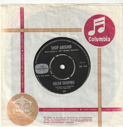 Helen Shapiro - Shop Around + He Knows How To Love Me (Vinylsingle)