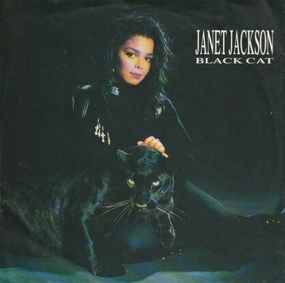 Janet Jackson - Black cat + The 1814 megamix (Vinylsingle)