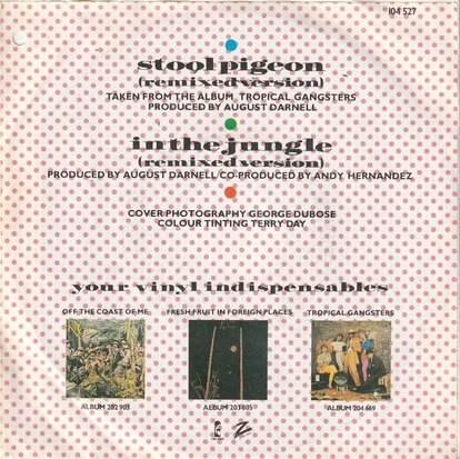 Kid Creole & the Coconuts - Stool pigeon + In the jungle (Vinylsingle)