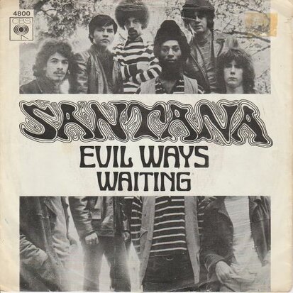 Santana - Evil ways + Waiting (Vinylsingle)