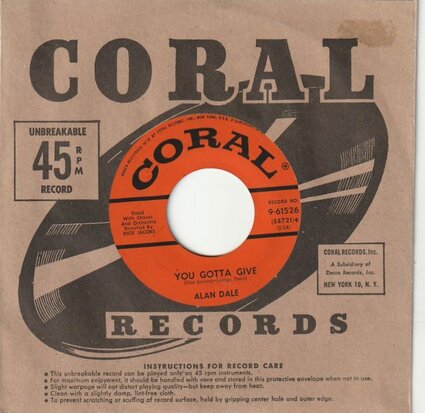 Alan Dale - Robin Hood + You Gotta Give (Vinylsingle)