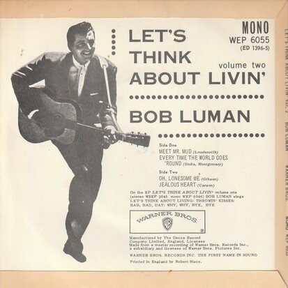 Bob Luman - Let's think about living (EP) (Vinylsingle)