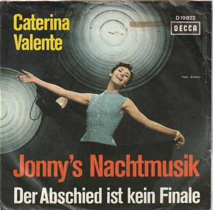 Caterina Valente - Jonny's Nachtmusik + Der Abschied Ist Kein Finale (Vinylsingle)