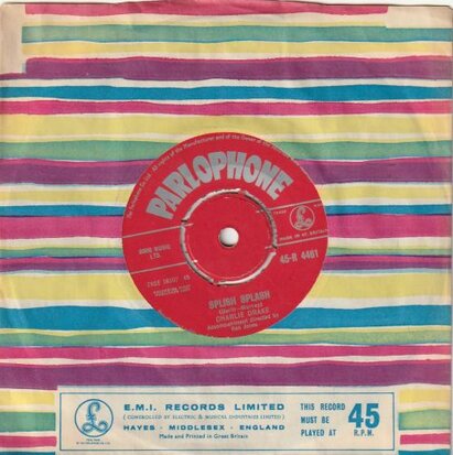 Charlie Drake - My boomerang won't come back + She's my girl (Vinylsingle)