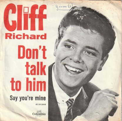 Cliff Richard - Don't talk to him + Say you're mine (Vinylsingle)