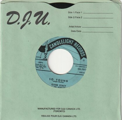 Clyde Stacy - So Young + Hoy Hoy (Vinylsingle)