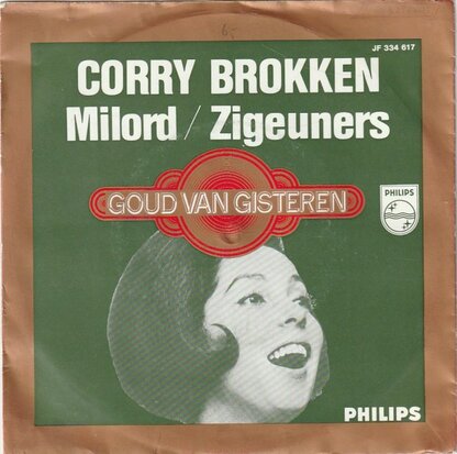 Corry Brokken - Milord + Zigeuners (Vinylsingle)