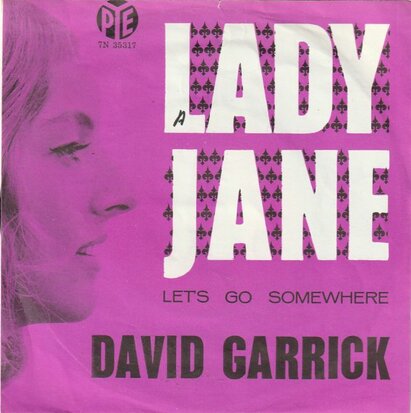 David Garrick - Lady Jane + Let's go somewhere (Vinylsingle)