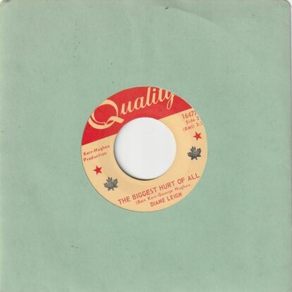 Diane Leigh - Three Red Leaves + The Biggest Hurt Of All (Vinylsingle)