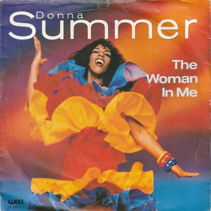 Donna Summer - The woman in me + Livin' in America (Vinylsingle)