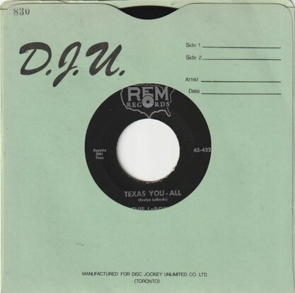 Evie Laborde - Texas You-All + Divorced But Not Free (Vinylsingle)