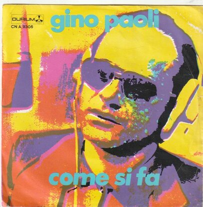 Gino Paoli - Come Si Fa + Monique (Vinylsingle)