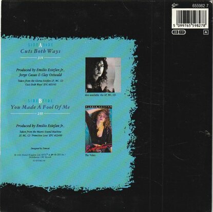 Gloria Estefan - Cuts both ways + You made a fool of me (Vinylsingle)