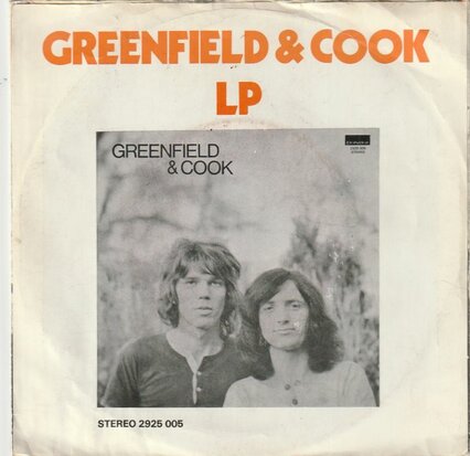 Greenfield & Cook - Melody + Senta (Vinylsingle)