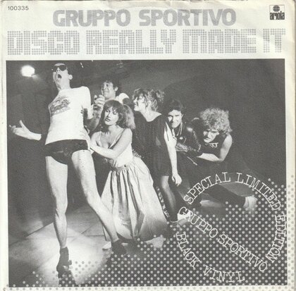 Gruppo Sportivo - Disco really made it + I don't know (Vinylsingle)