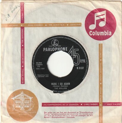 Hollies - Here I go again + Baby that's all (Vinylsingle)