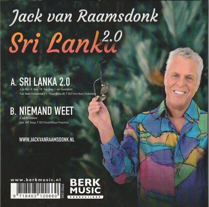 Jack van Raamsdonk - Sri Lanka  2.0 + Niemand Weet (Vinylsingle)