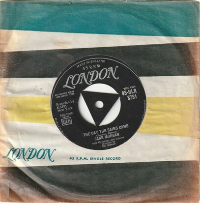 Jane Morgan - The day the rains came + Le jour ou la pluie viendra (Vinylsingle)